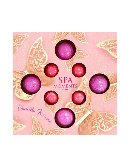 Spa Monents set šumivých koulí do koupele Vanilla 4x30g + 4x20g