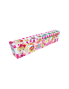 Set šumivých koulí do koupele 7 vůní Candy 7x50 g
