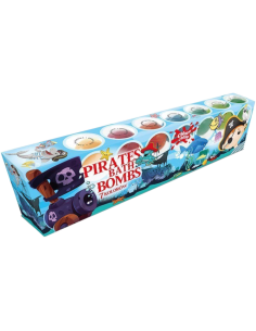 Set šumivých koulí do koupele Piráti 7 vůní 7x50 g
