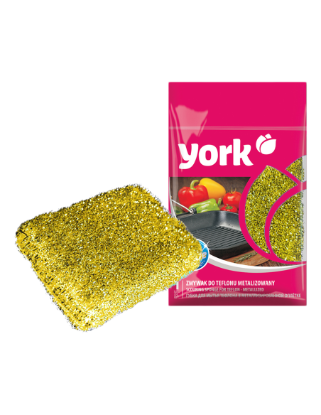 YORK drátěnka na teflon zlatá