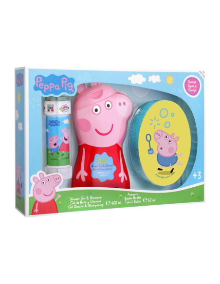 Peppa Pig set bublifuk, sprchový gel a houba