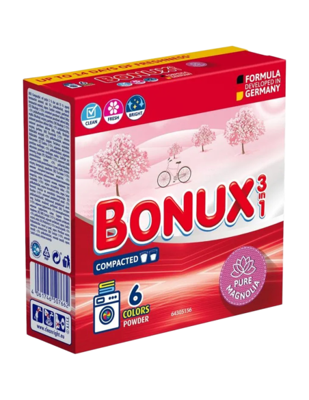 Bonux prací prášek Magnolie 3v1 390 g