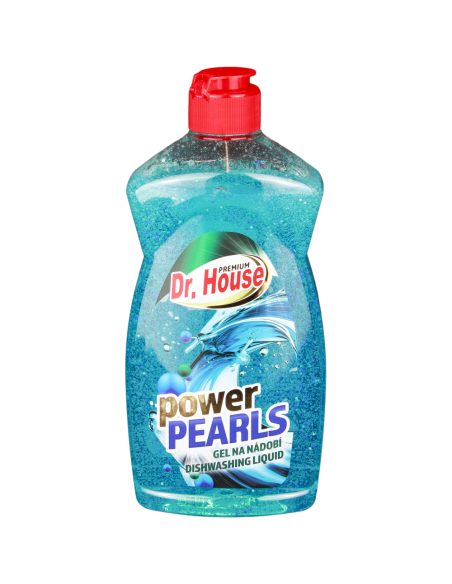 Dr. House GEL na mytí nádobí Premium POWER PEARLS 500 ml