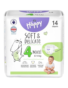 Bella Happy dětské pleny 4 MAXI 8-14 kg 14 ks