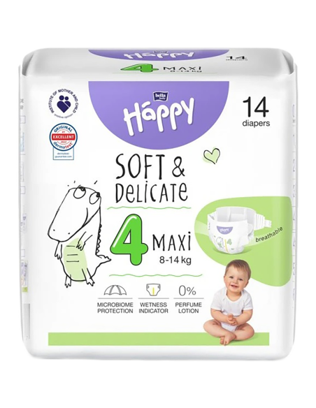 Bella Happy dětské pleny 4 MAXI 8-14 kg 14 ks