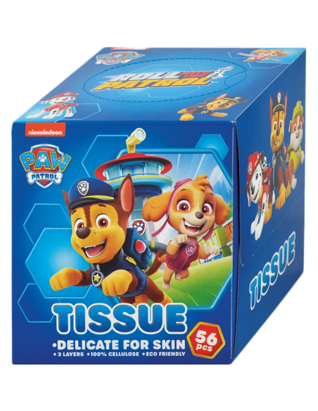 Paw patrol papírové kapesníky 3 vrstvé BOX 56 ks