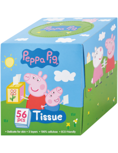 Peppa Pig papírové kapesníky 3 vrstvé BOX 56 ks
