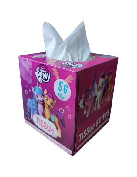 Little pony papírové kapesníky 3 vrstvé BOX 56 ks