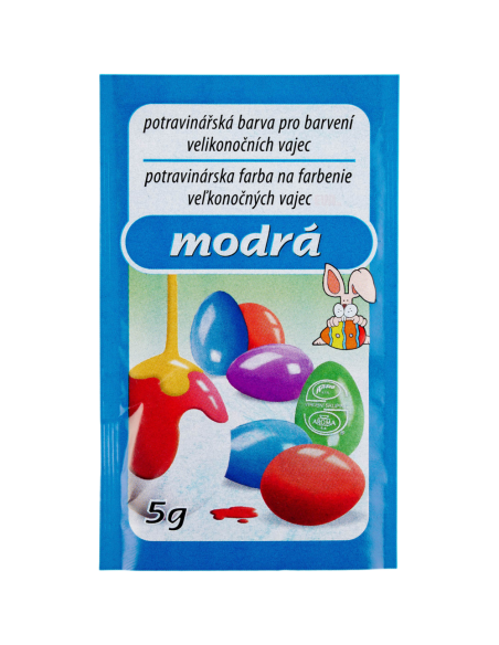 Barva na vejce 5 g - Modrá