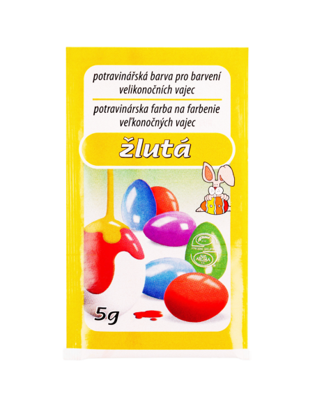 Barva na vejce 5 g - Žlutá
