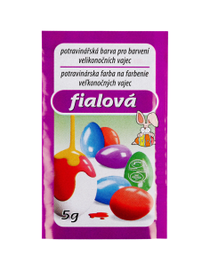 Barva na vejce 5 g - Fialová
