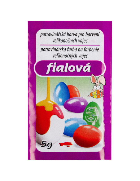 Barva na vejce 5 g - Fialová