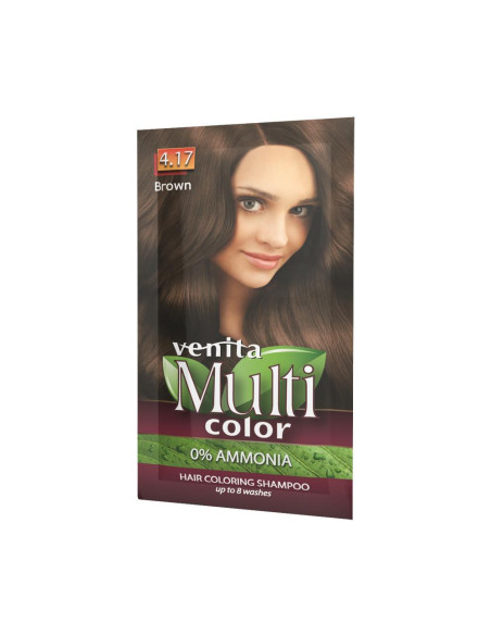 Multi color barvící šampon na vlasy 4.17 hnědý 40 g
