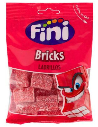 212 - FiNi Kyselé Jahodové Cihličky 1000g