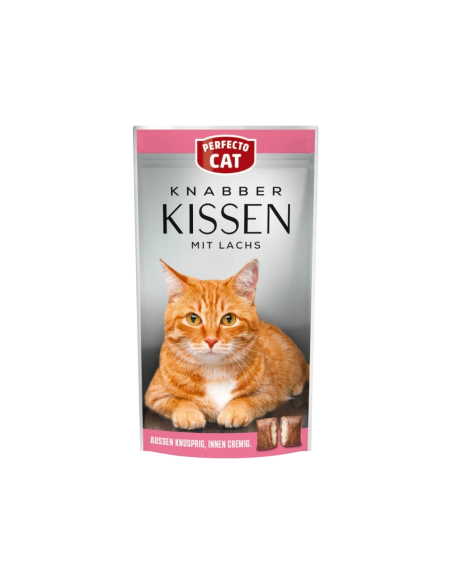 Perfecto Cat polštářky s lososem 50 g