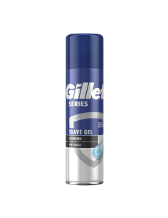 Gillette gel na holení Series Cleansing with Charcoal 200 ml