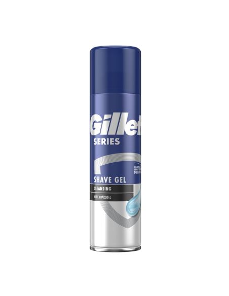 Gillette gel na holení Series Cleansing with Charcoal 200 ml