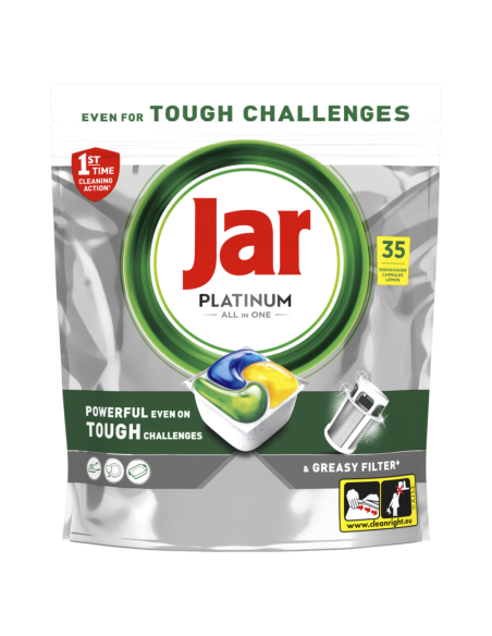 Jar kapsle na nádobí Platinum 35 ks