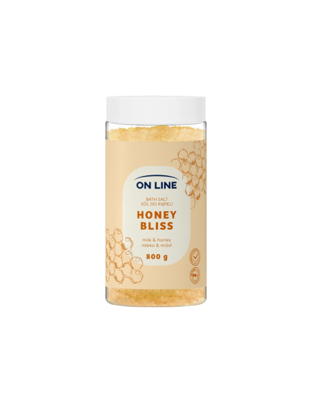 On line sůl do koupele Mléčné proteiny a med 800 g