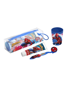 Spiderman set zubní kartáček + kelímek + pasta
