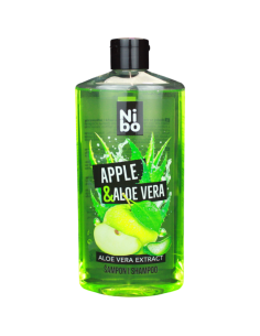 NIBO šampon Jablko a Aloe vera pro suché a poškozené vlasy 500 ml