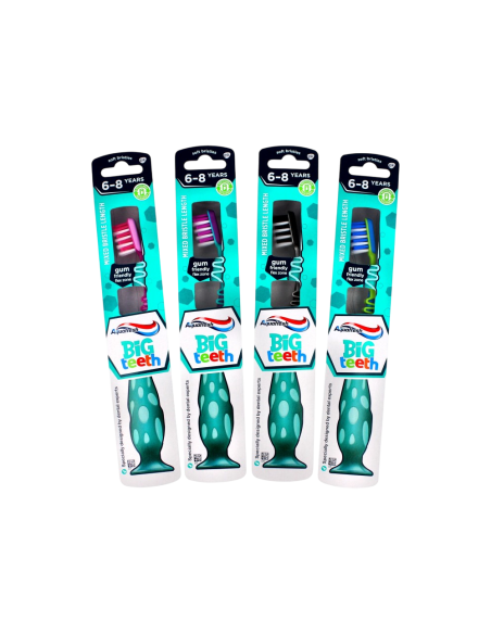 Aquafresh dětský zubní kartáček Big teeth 6-8 let věku