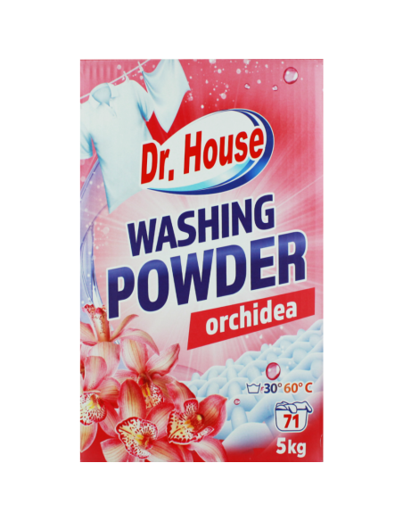 Dr. House prací prášek BOX Orchidea 5 kg (71PD)