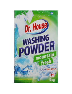 Dr. House prací prášek BOX Fresh Mountain 5 kg (71PD)