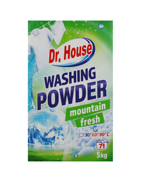 Dr. House prací prášek BOX Fresh Mountain 5 kg (71PD)