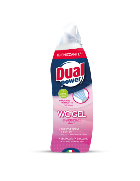 Dual power wc čistič s chlorem 700 ml