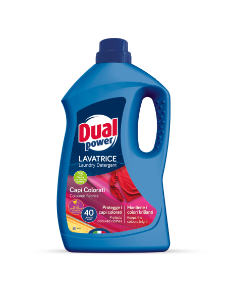 Dual power prací gel COLOURED 40PD 2 L