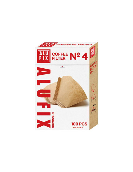 Alu fix filtry na kávu NR 4 - 100 ks