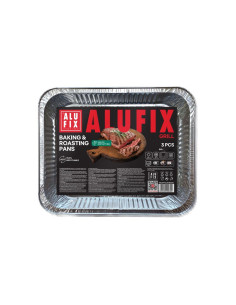Alu fix univerzální hliníková miska 32 x 26 x 4,5 cm, 3 ks