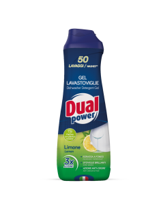 Dual power gel do myčky nádobí Lemon 50 dávek 1 L