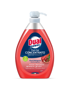 Dual power koncentrovaný gel na nádobí Aloe a granátové jablko 1 L