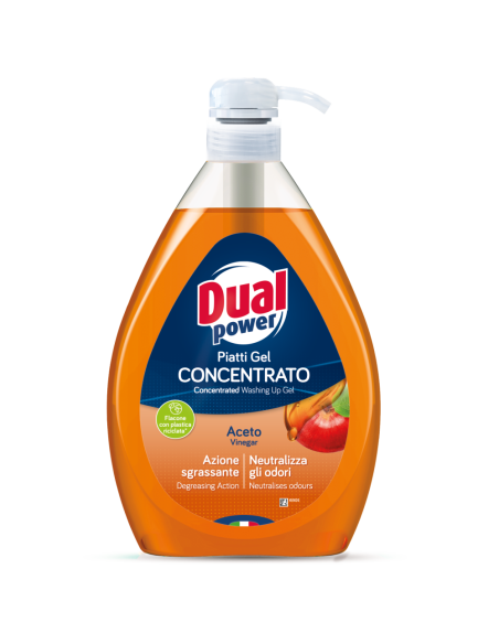 Dual power koncentrovaný gel na nádobí Ocet 1 L