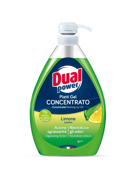 Dual power koncentrovaný gel na nádobí Citron 600 ml