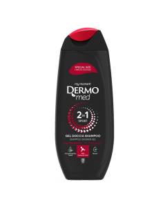 Dermomed 2v1 pánský sprchový gel a šampon Sport 250 ml