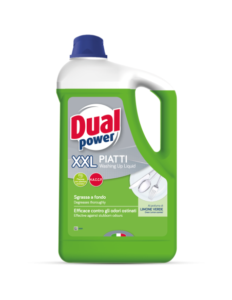 Dual power XXL přípravek na mytí nádobí Green lemon 4,9 L