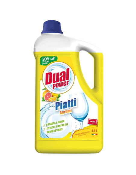 Dual power GEL přípravek na mytí nádobí Citrus fruit 4,9 L