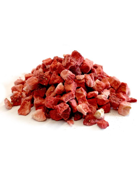 Bylík Jahody kousky 2–10 mm lyofilizované 30g
