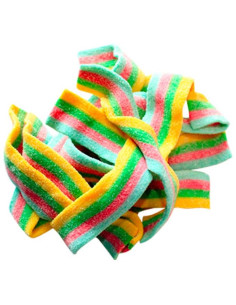 065 - Pedro  KYSELÉ Pásky Tutti Frutti 1000g ( KRÁTKÉ KOUSKY)