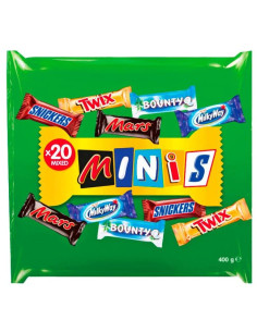 085 - MINIS-Snickers,Mars,Twix, Bounty,Milky way 400g