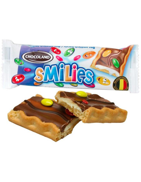089 - SMILIES sušenka s mléčným krémem 27gx12ks