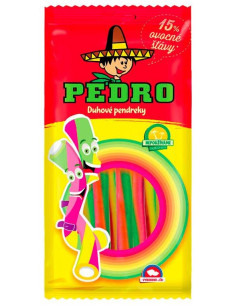 101 - AKCE -15% (16,90 sáček) PEDRO Duha pendreky 80g/20ks