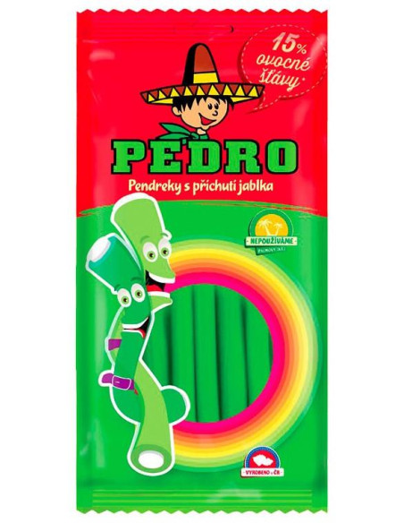 103 - AKCE -15% (16,90 sáček) PEDRO Jablko pendreky 80g/20 ks
